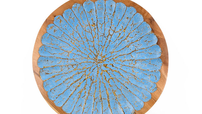 Artisanal Centerpiece Bowl, Boho Countertop Bowl, Boho Tabletop Bowl