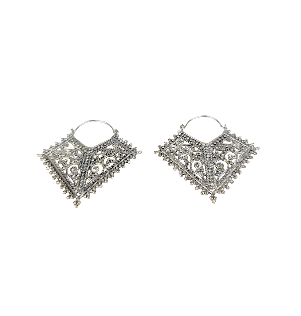 Thumbnail: Ornate Dangle Earrings