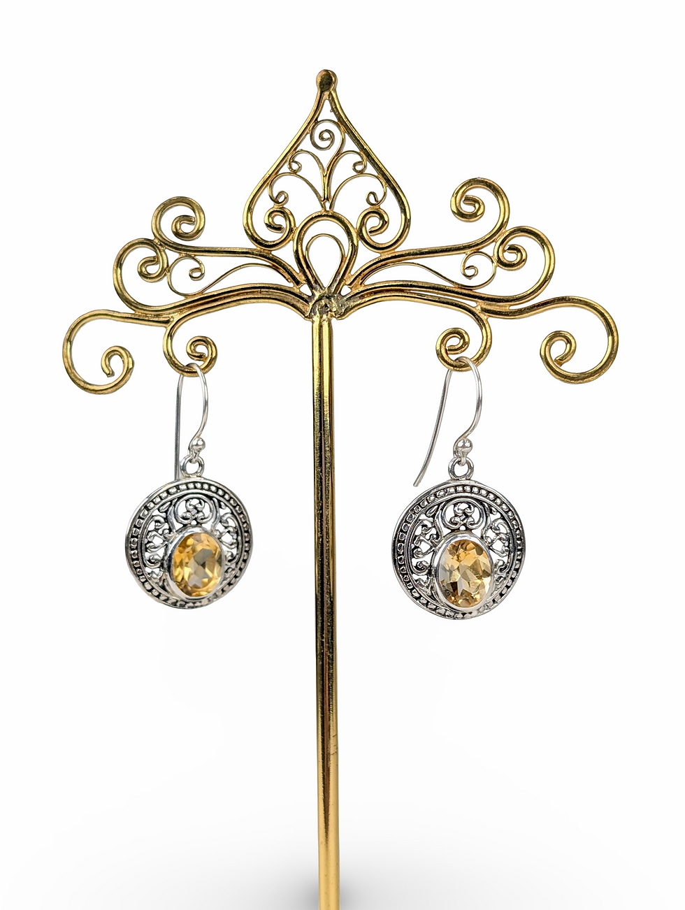 Thumbnail: Sterling Topaz Earrings, Silver Drop Earrings, Sailing Earrings,