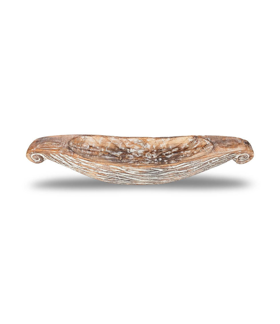 Thumbnail: Carved Canoe Bowl