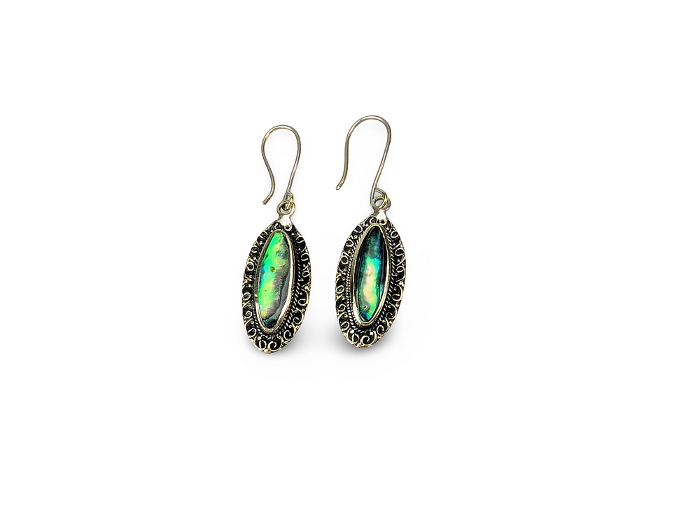 Thumbnail: Boho Abalone Earrings