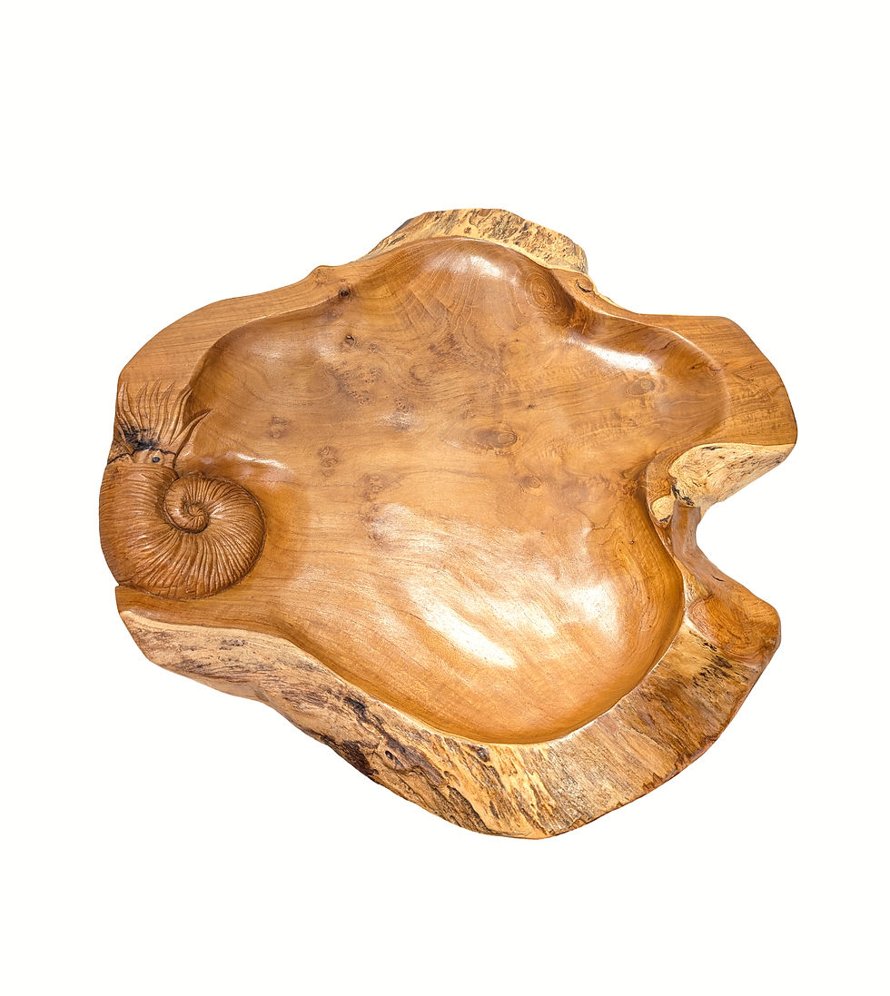 Teak Fruit Bowl