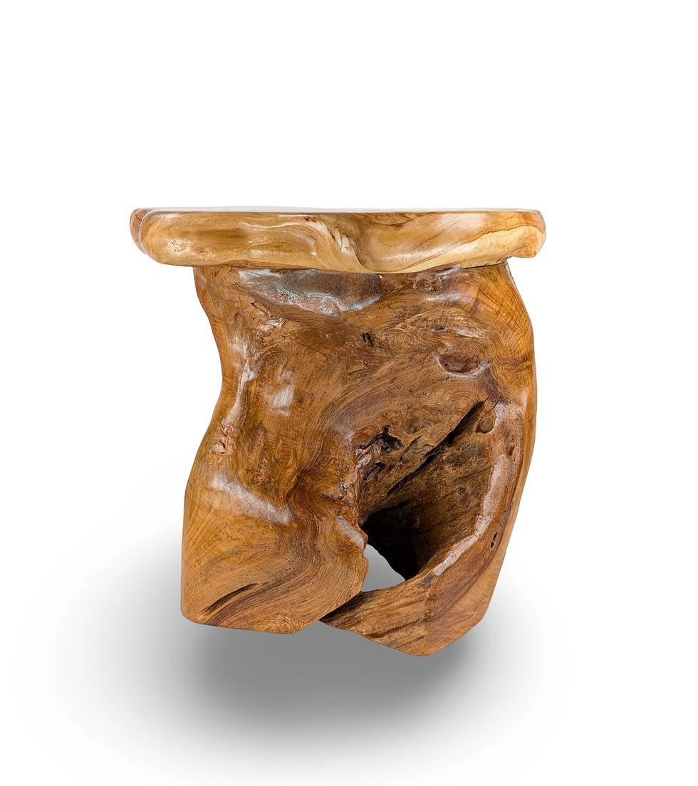 Thumbnail: Handcrafted Teak Stool