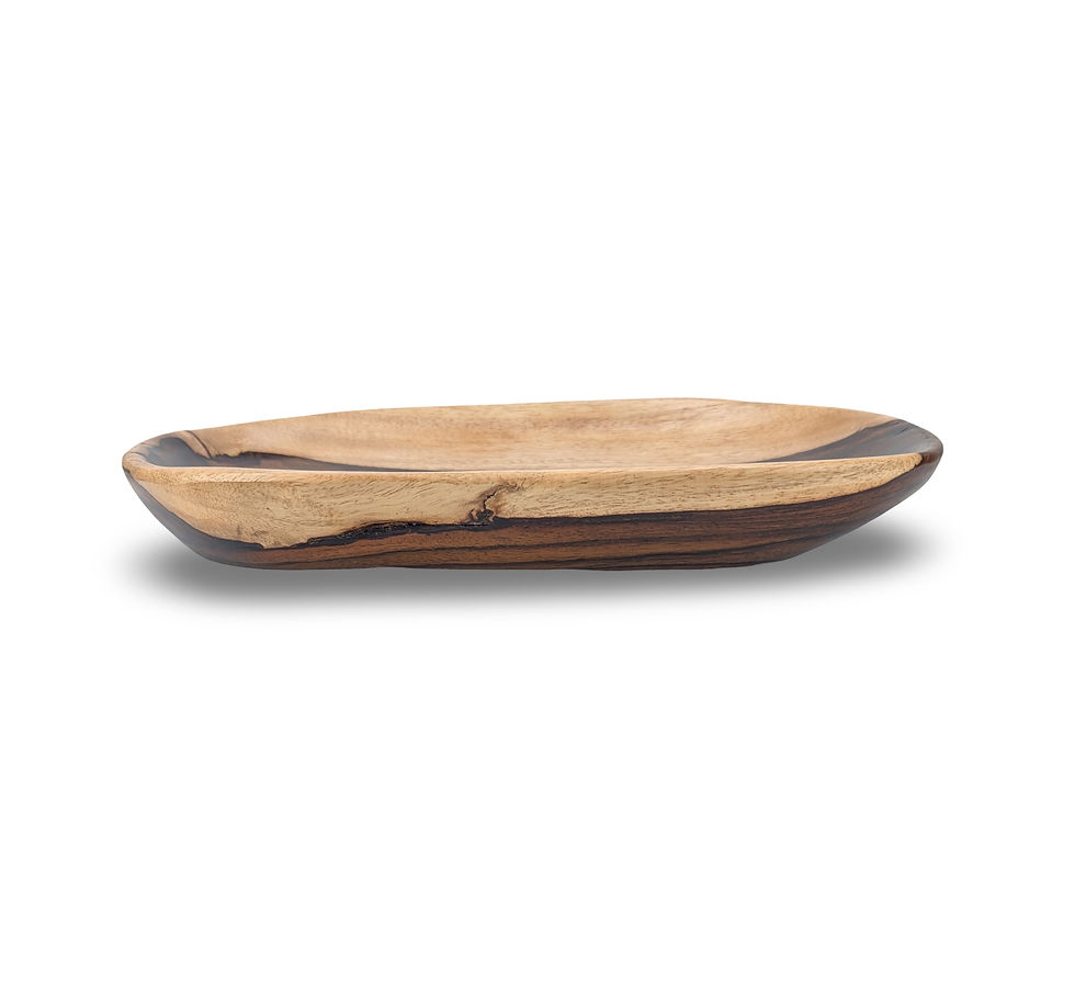 Thumbnail: Carved Rosewood Plate