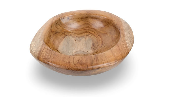 Teak Key Bowl, Wood Key Bowl, Key Bowl, Knickknack Bowl, Trinket Bowl