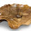 Thumbnail: Organic Teak Wood Platter, Wood Turned Platter, Live Edge Plate, Leaf  Plate