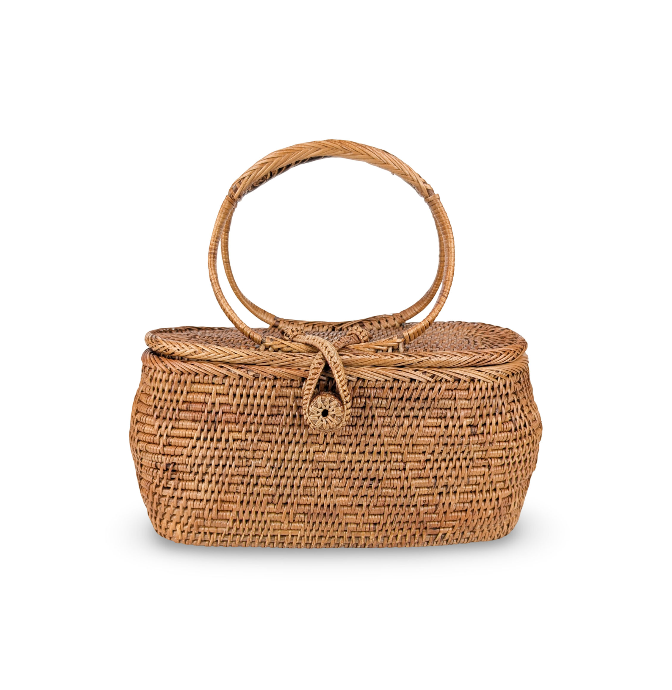 Woven Rattan Bag