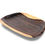 Thumbnail: Rosewood Serving Platter, Carved Rosewood Plate, Farmhouse Wood Plate,