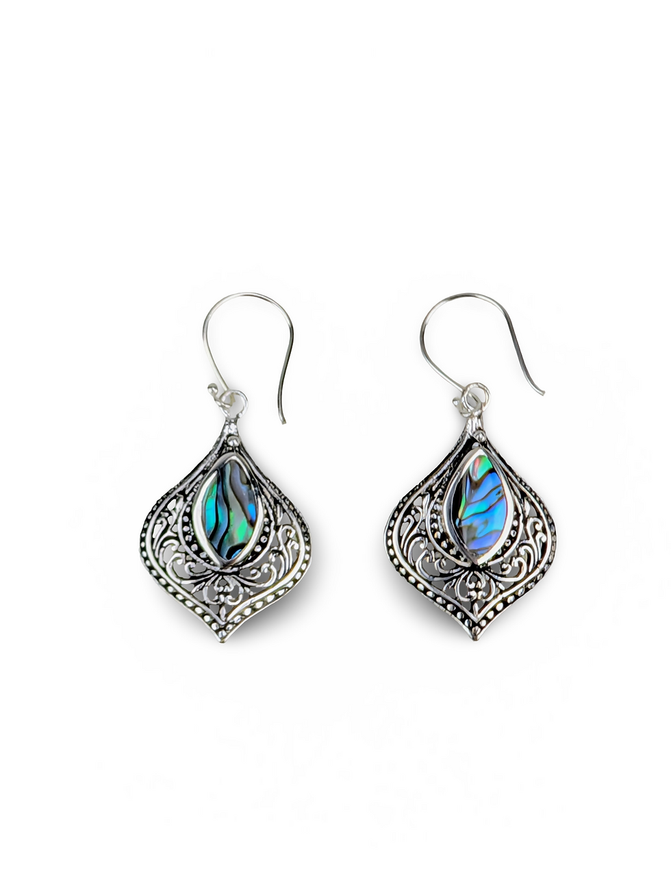 Thumbnail: Dangle Abalone Earrins
