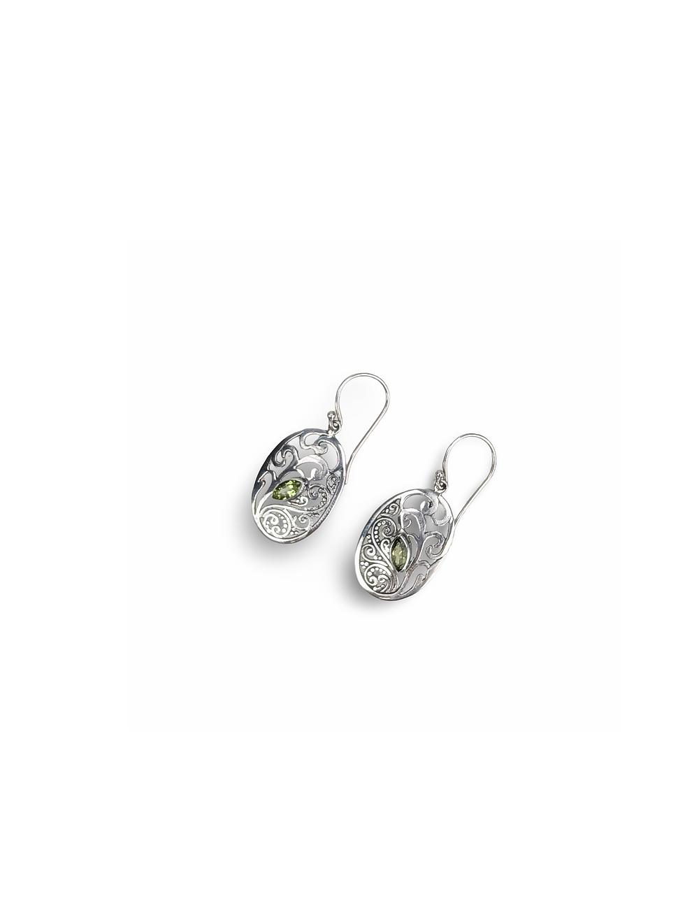 Thumbnail: Filigree Silver Earrings