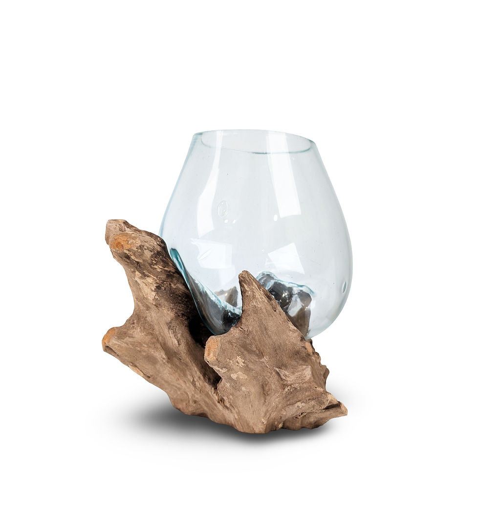 Thumbnail: Handmade Melted Glass Vase