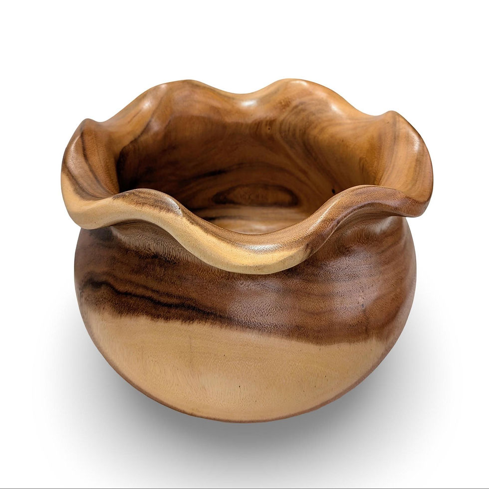 Thumbnail: NATURAL TEAKWOOD BOWL, Abstract Teak Bowl, Teak Root Display Bowl,