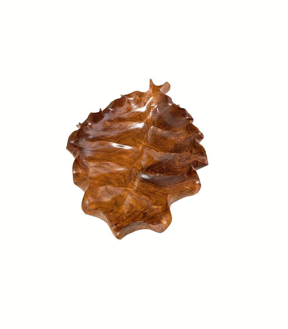 Thumbnail: Wooden Leaf Bowl