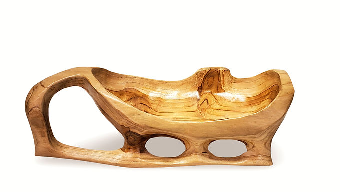 Teakwood Caddy, Rustic Wood Caddy, Teak Caddy, Natural Wood Caddy, Organic Caddy