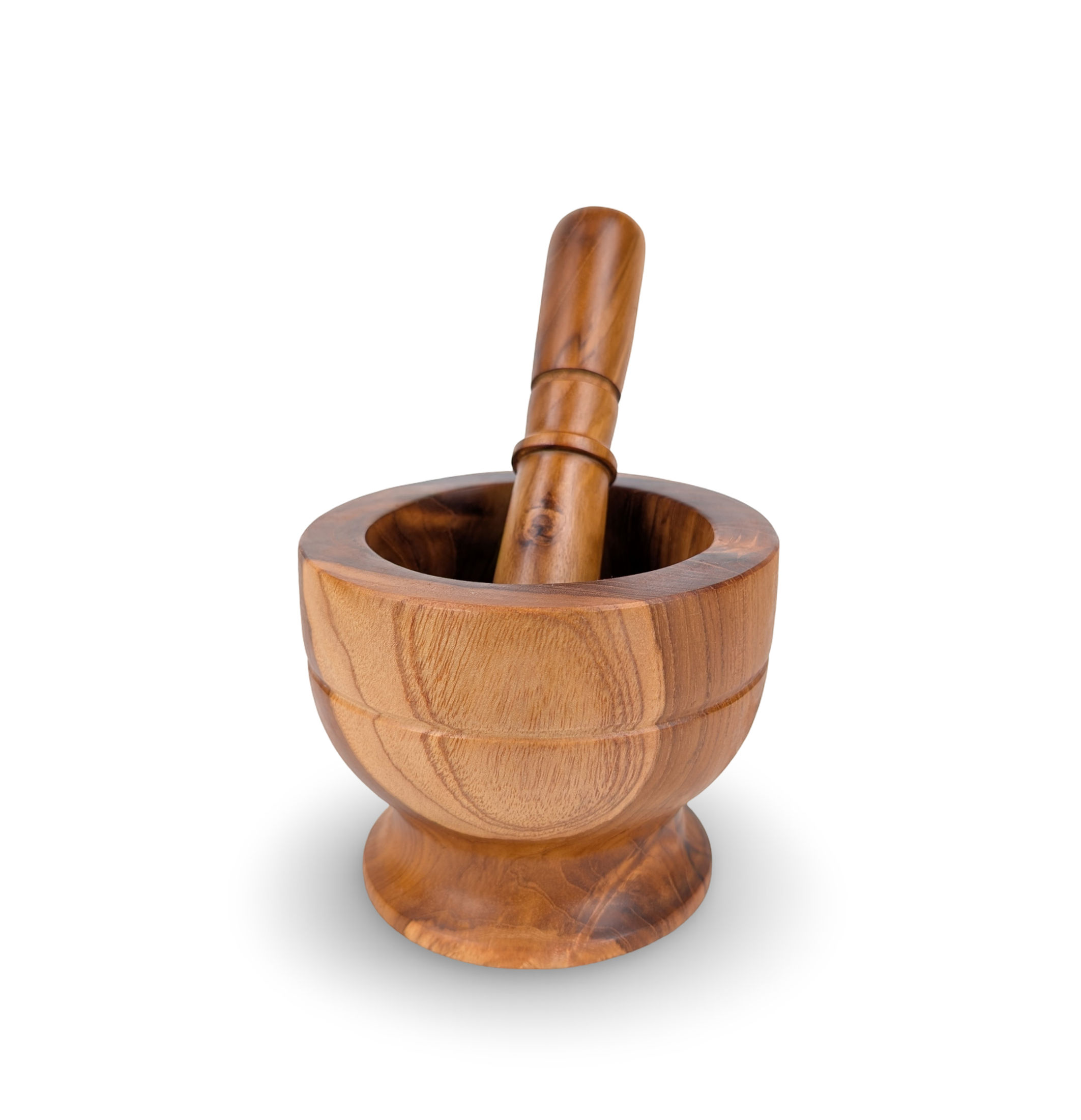Teak Mortar & Pestle