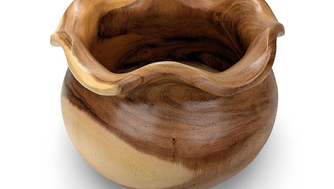 NATURAL TEAKWOOD BOWL, Abstract Teak Bowl, Teak Root Display Bowl,