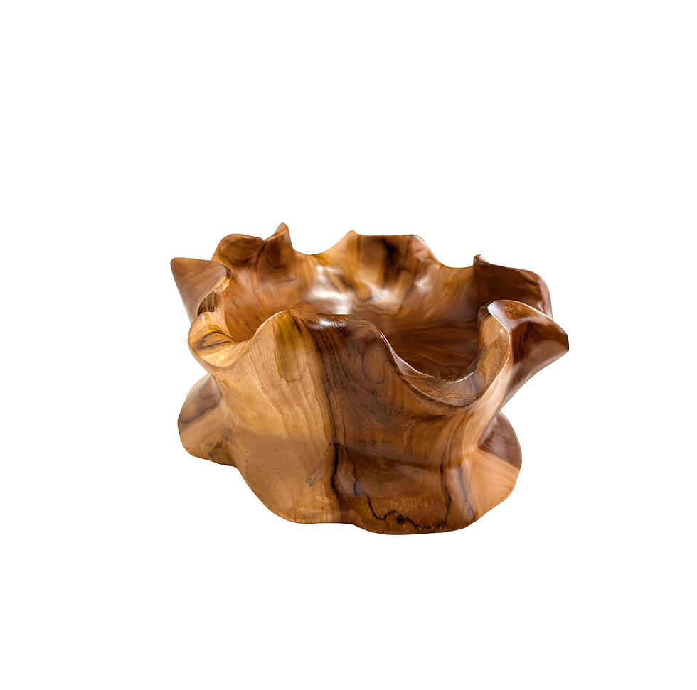 Thumbnail: Handmade Teak Bowl