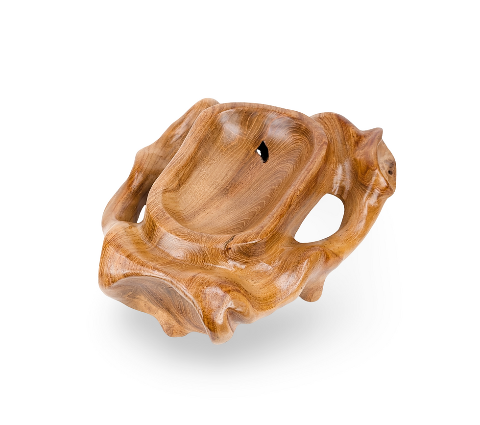 Thumbnail: Teak Centerpiece Bowl