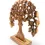 Thumbnail: Teak Tree of Life Sculpture: Hand-Carved Wood Tree Art
