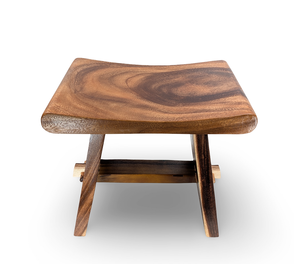 Carved Teak Stool