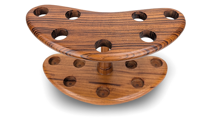 Wood Utensil Stand, Utensil Rack, Wood Utensil Holder, Teak Utensil Rack