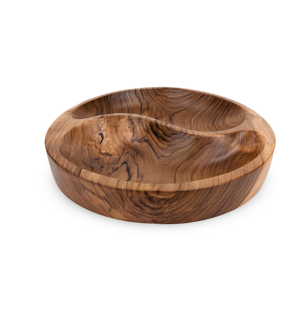 Thumbnail: Teak Partitioned Bowl