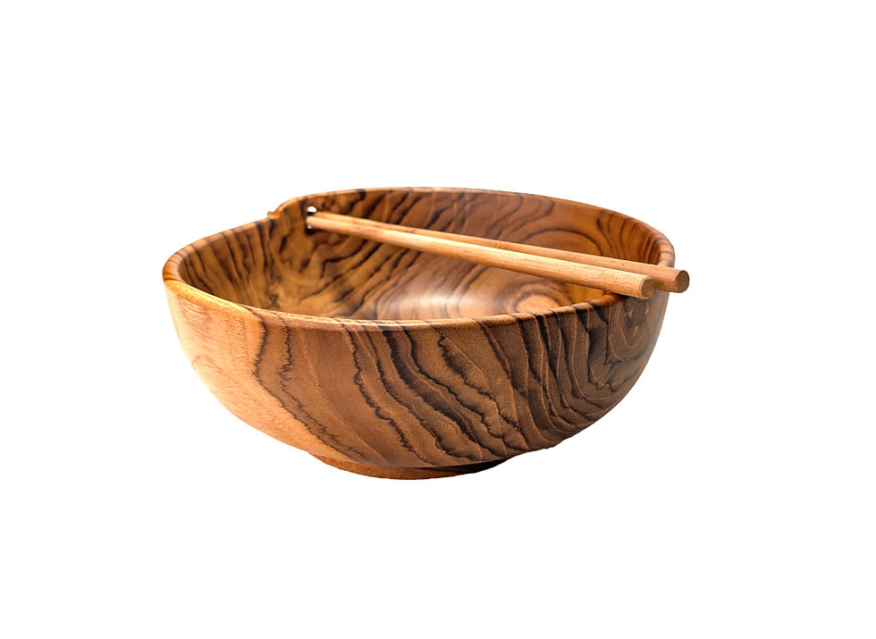 Thumbnail: Noodle Bowl, Wood Noodle Bowl, Teak Noodle Bowl, Spaghetti Bowl, Wood Bowl
