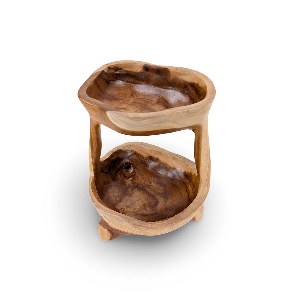 Thumbnail: Wood Tiered Caddy