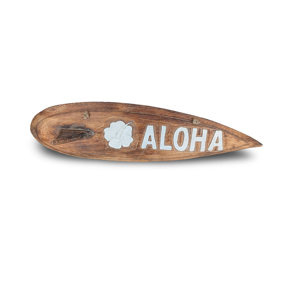 Thumbnail: Aloha Wood Sign, Boho Wood Sign, Handcrafted Wood Sign, Handmade Wood Sign