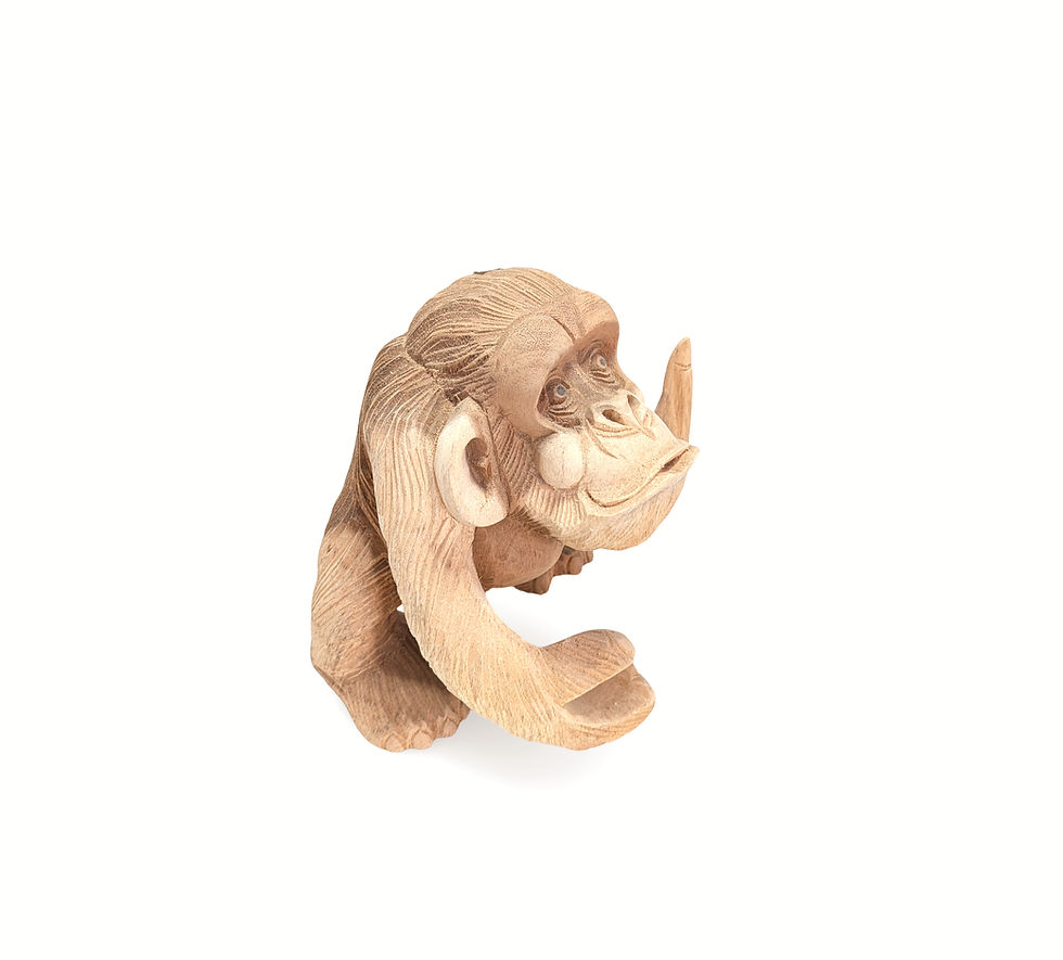 Thumbnail: Handcrafted Monkey Statue
