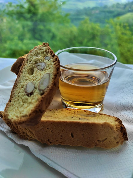 Tuscan vin santo (or vinsanto) is a wine produced from grapes left to dry after harvesting
