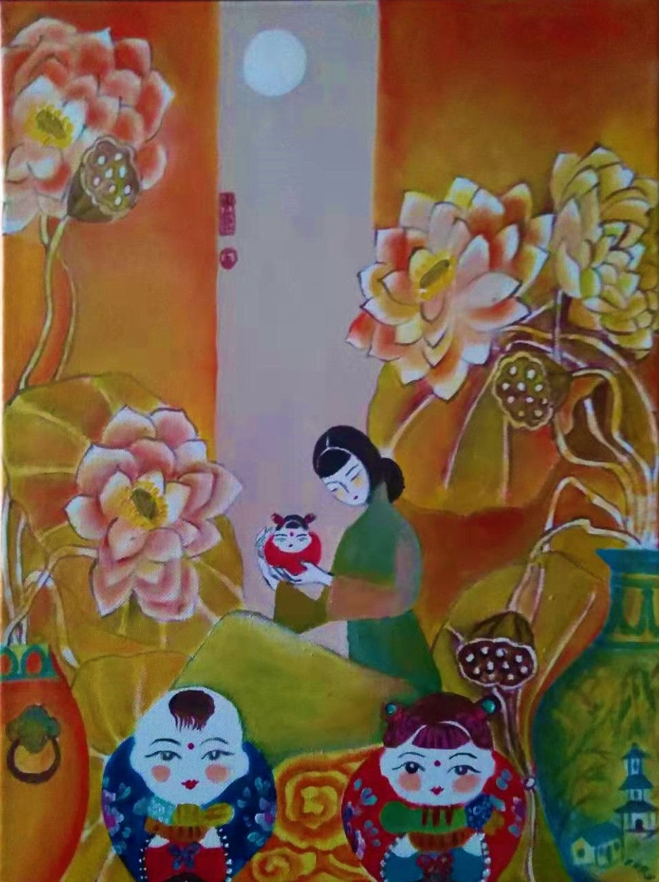 Wuxi Clay Doll  花瓷间之无锡泥娃 | Acrylic