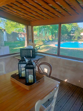 VUE SUR LA PISCINE