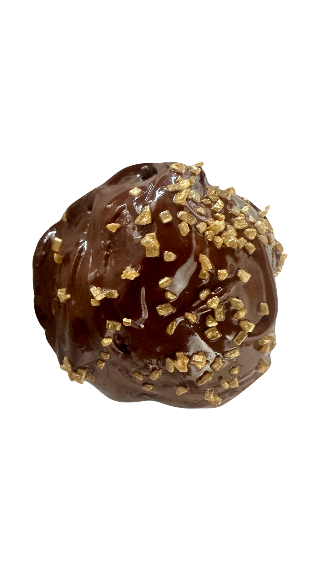 Chocolate Chip Filled Chocolate Cookie Ball