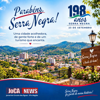 Aniversário de Serra Negra - 198 anos