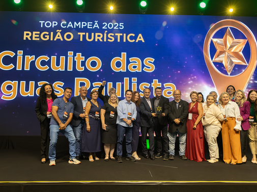 Circuito das Águas – Grande vencedor do prêmio Top Destinos Turísticos 2025