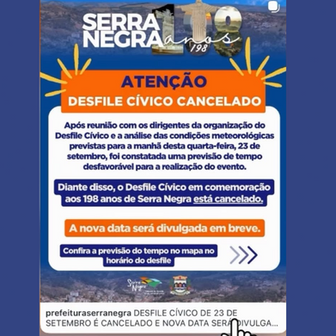 Desfile Cívico Cancelado