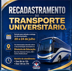 ATENÇÃO, Universitários Recadastramento