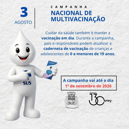 Campanha Nacional de Multivacinação 2026