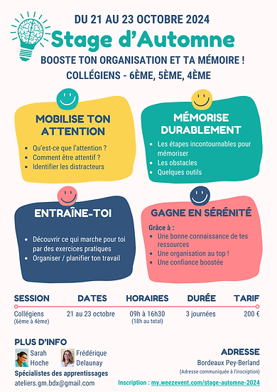 Stage Organisation Mémoire Collège Toussaint