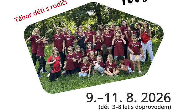 Třídenní letní taneční tábor pro děti s rodiči 9. - 11. 8. 2026