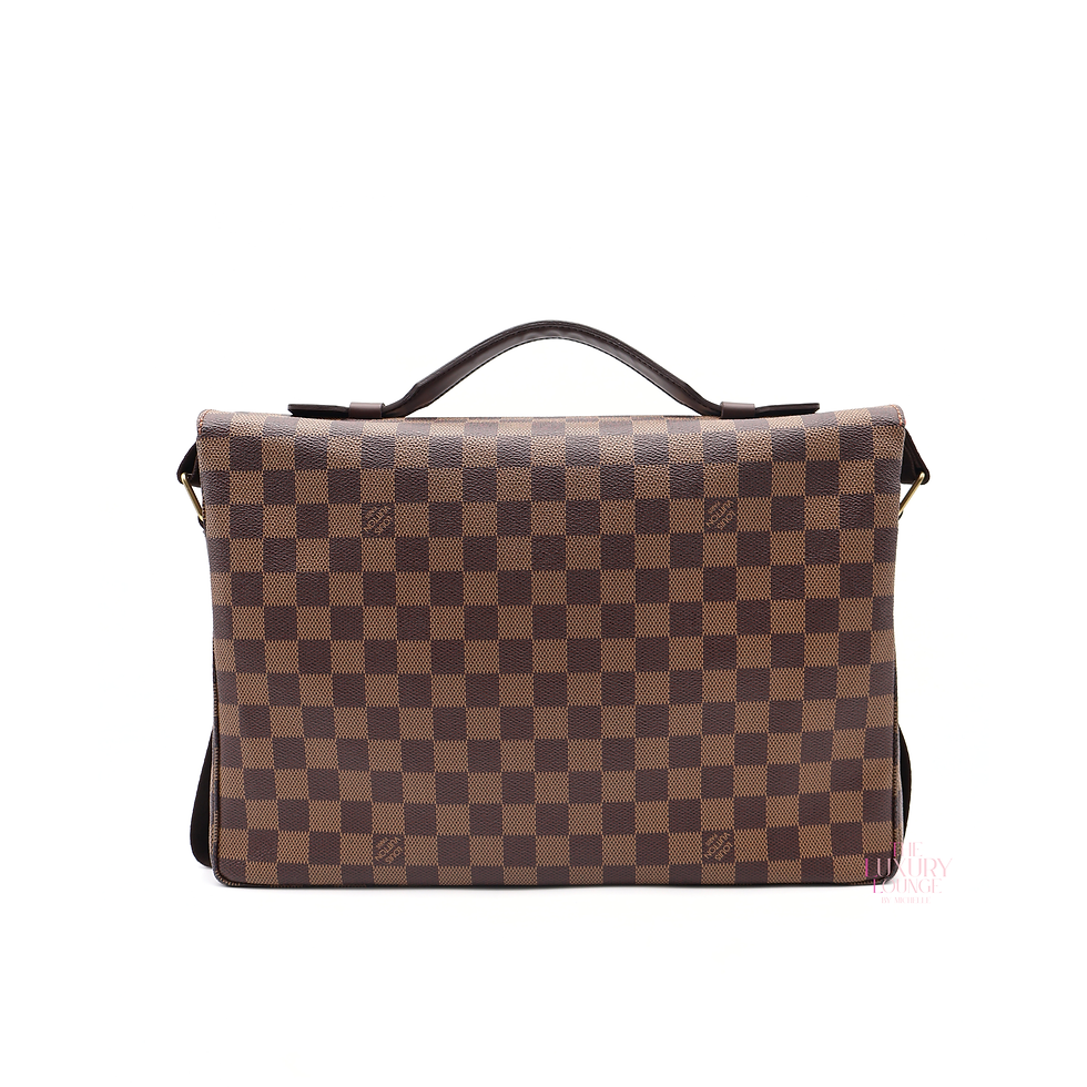 Thumbnail: Louis Vuitton Broadway Messenger Bag in Damier Ebene GHW