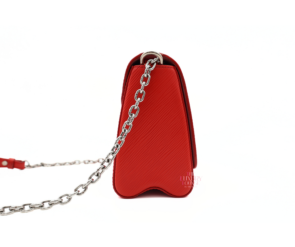 Thumbnail: Louis Vuitton Twist Epi Leather MM in Red SHW