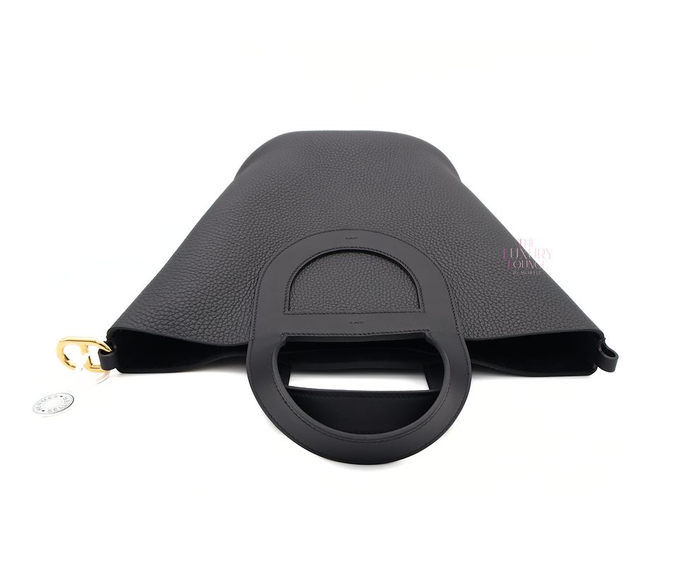 Thumbnail: Hermes In The Loop 23 Togo in Noir Gold Hardware