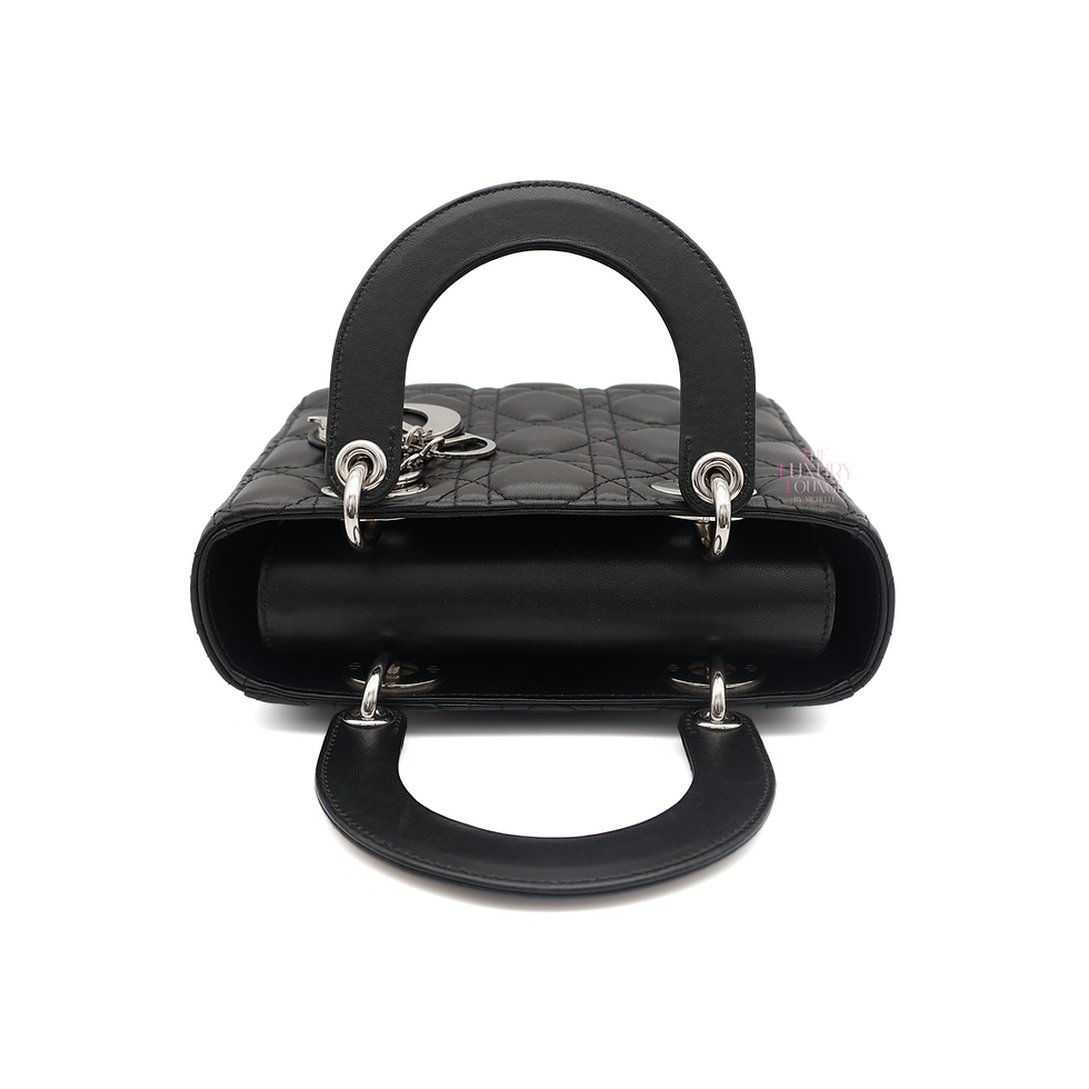 Thumbnail: Dior Lady Dior ABCDior Small in Black SHW