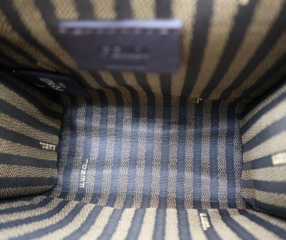 Thumbnail: Fendi Roma Sunshine Shopper Mini Tote Leather in Beige Based GHW