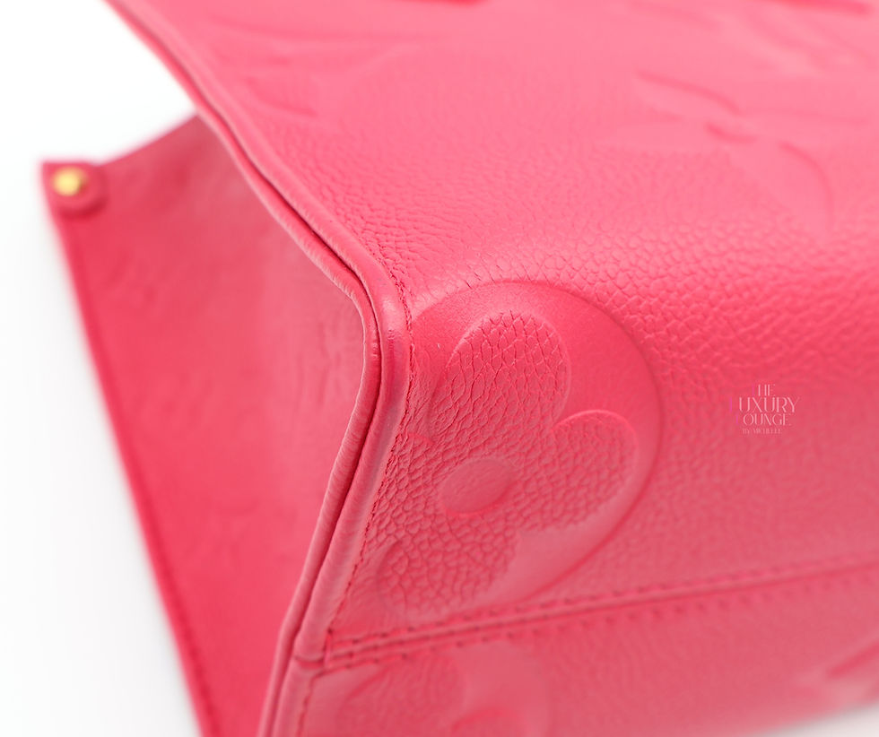 Thumbnail: Louis Vuitton On-The-Go Empreinte Giant PM in Fuschia "Dragon Fruit" Pink GHW