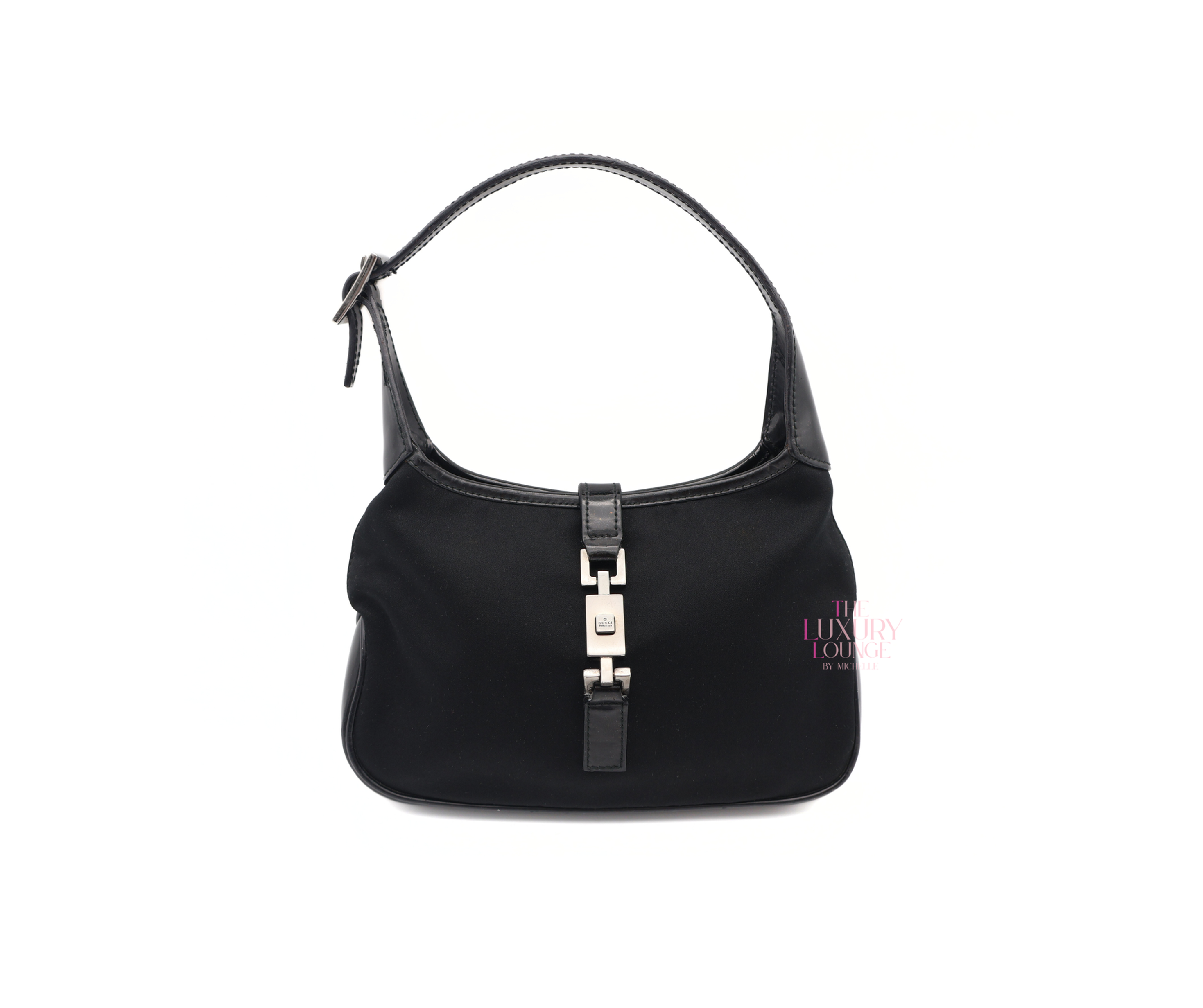 Gucci Jackie Nylon Mini in Black SHW