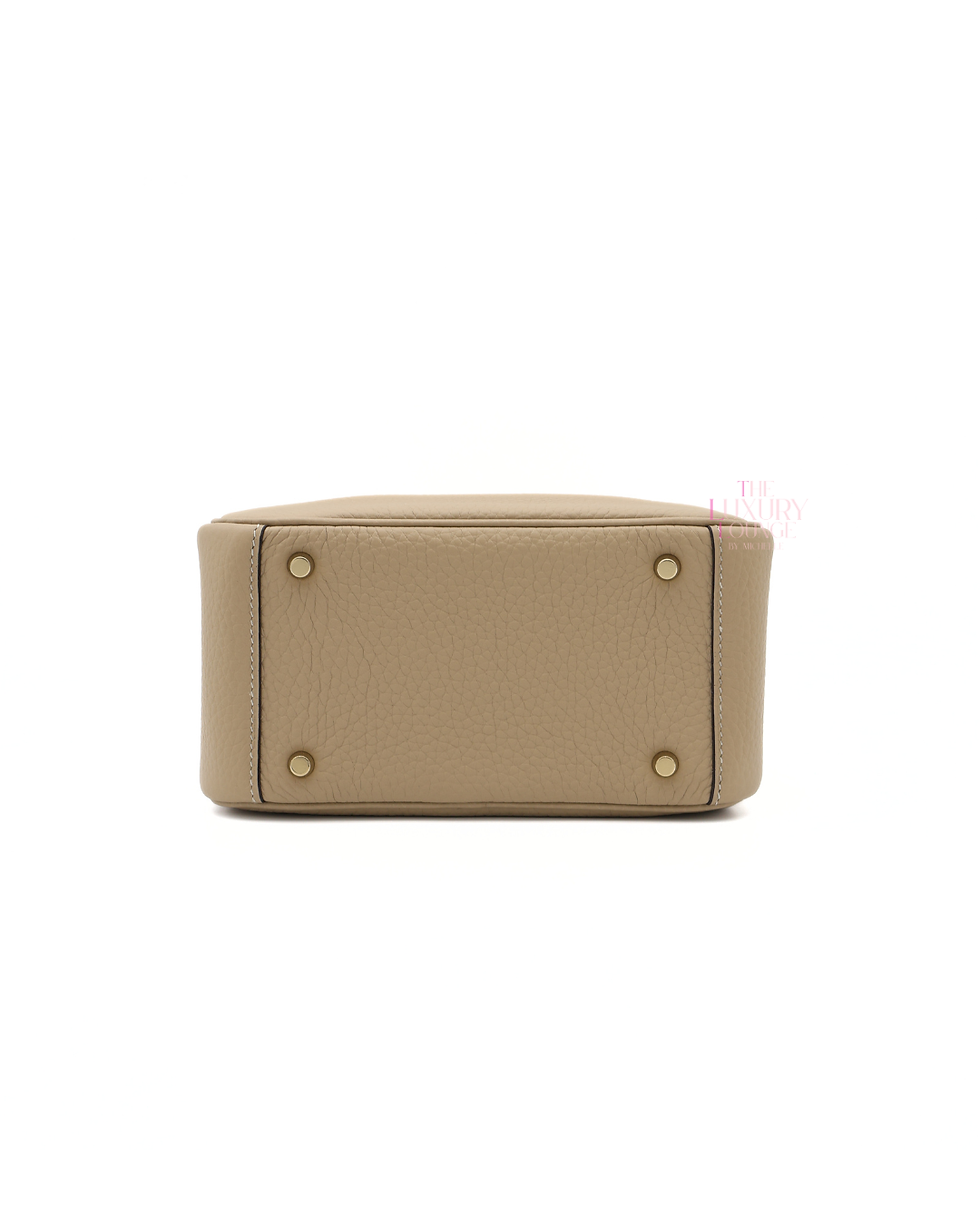 Thumbnail: Hermes Mini Lindy Clemence in Trench GHW