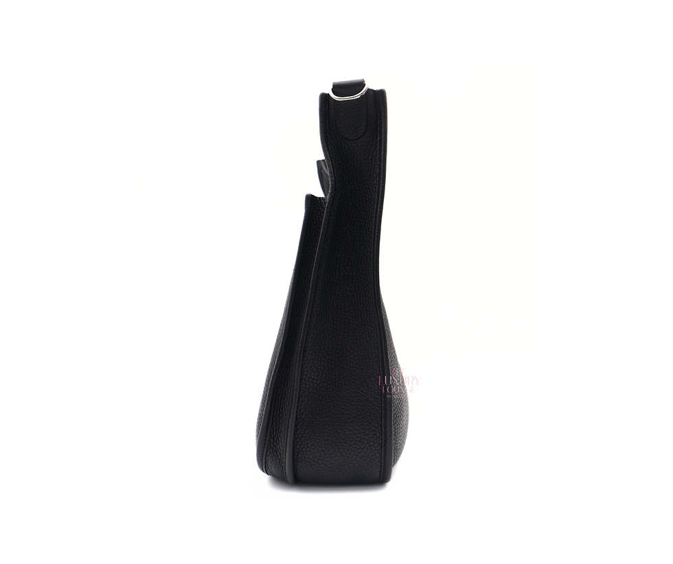 Thumbnail: Hermes Evelyne III GM Togo in Black PHW